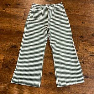 Wide Leg Striped Pant